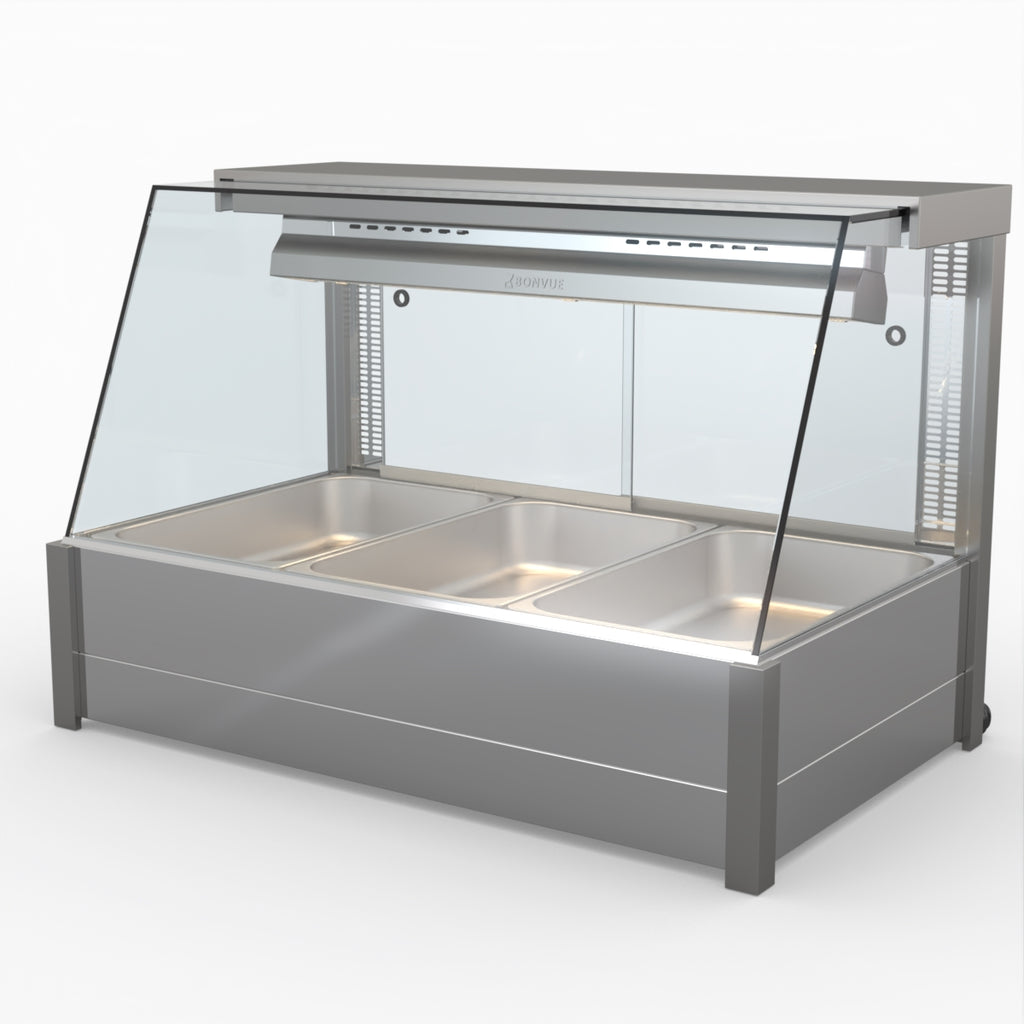 Bonvue Angled Countertop Wet And Dry Bain Marie BM11TC