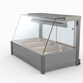 Angled Countertop Wet and Dry Bain Marie - Bonvue BM11TC