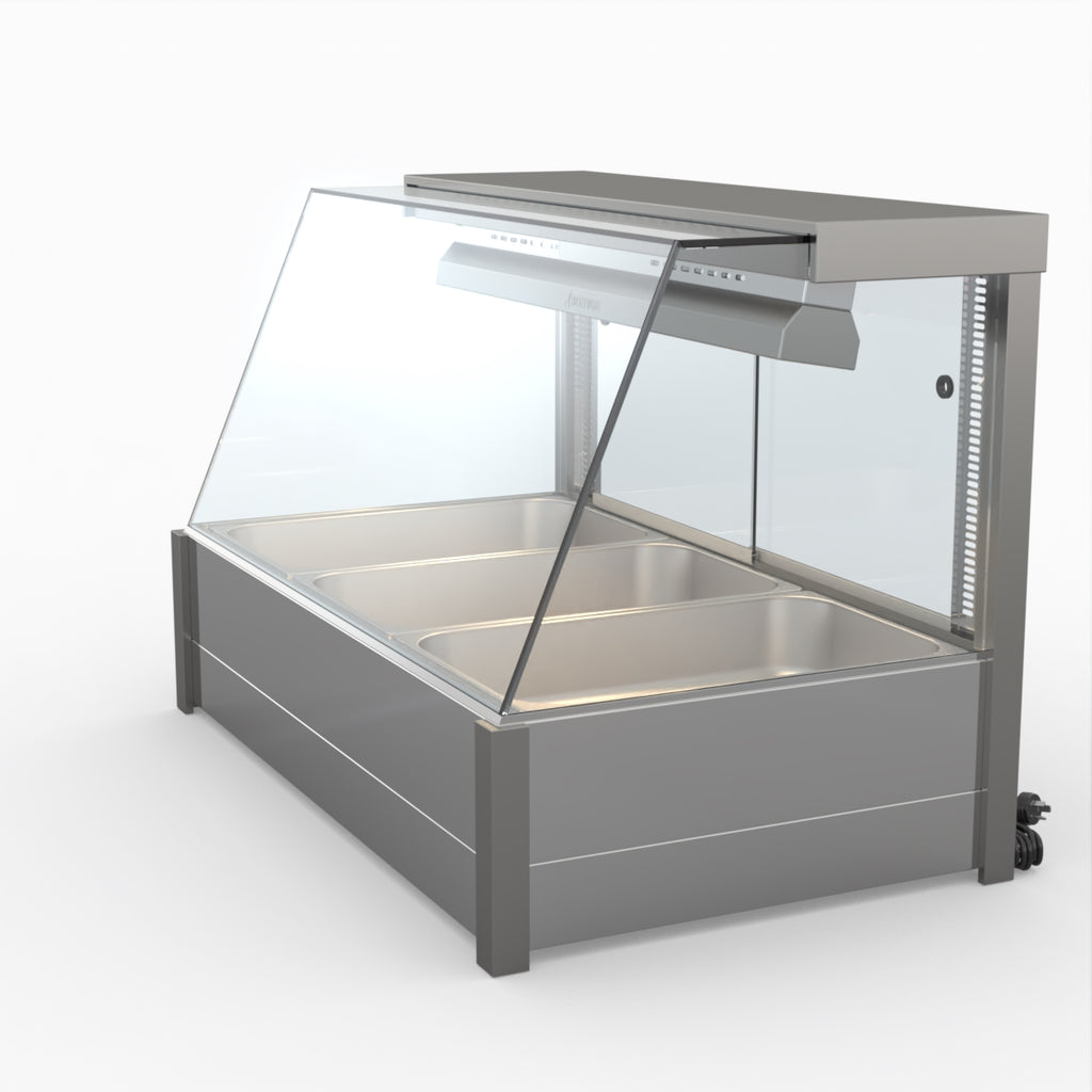 Bonvue Angled Countertop Wet And Dry Bain Marie BM11TC