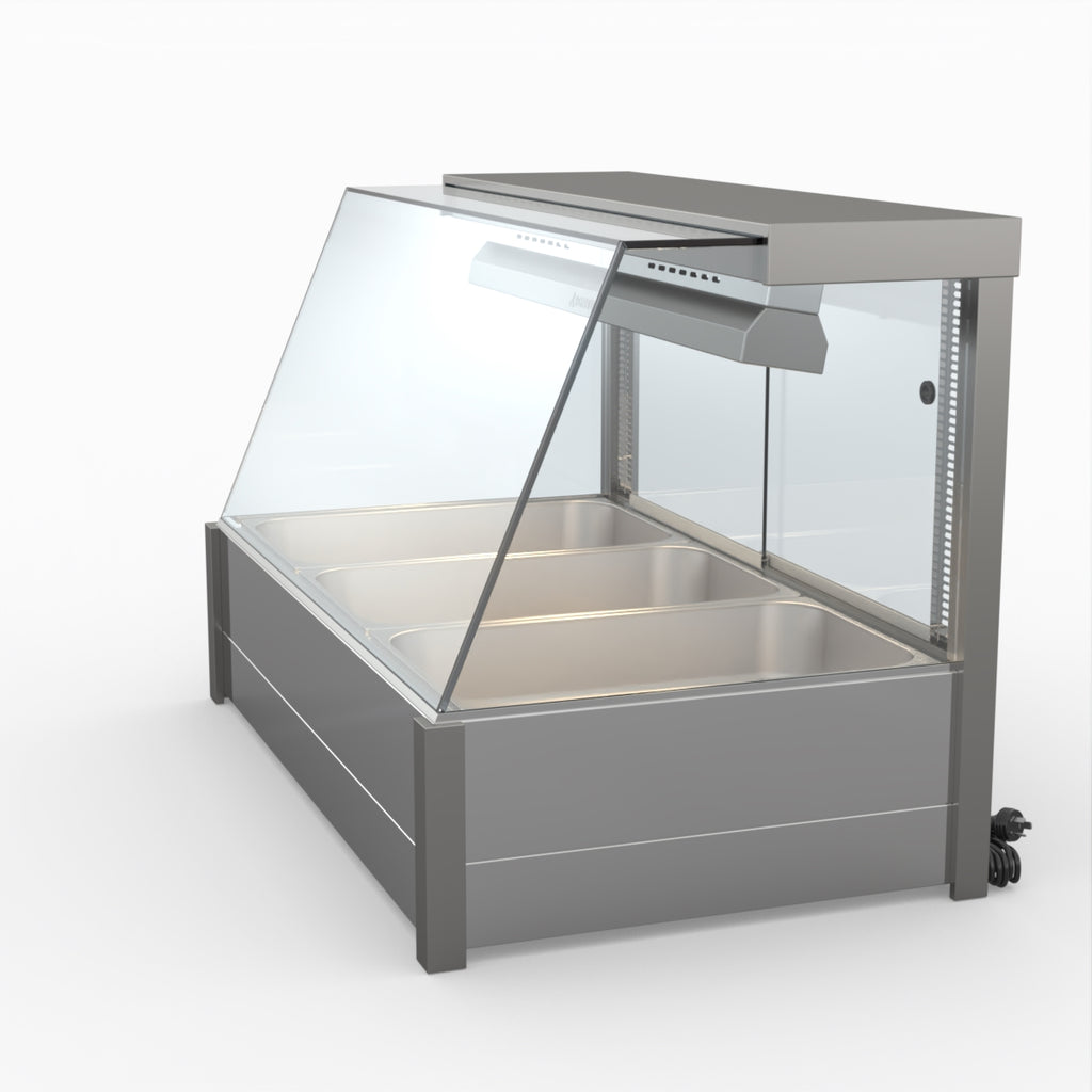 Bonvue Angled Countertop Wet And Dry Bain Marie BM11TC