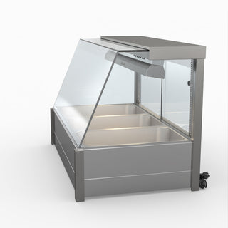 Angled Countertop Wet and Dry Bain Marie - Bonvue BM11TC