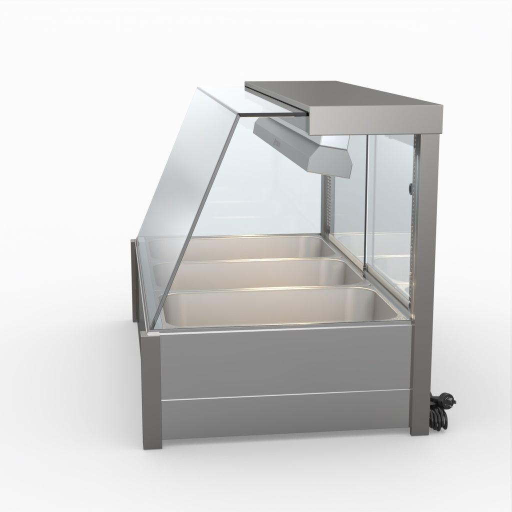 Bonvue Angled Countertop Wet And Dry Bain Marie BM11TC