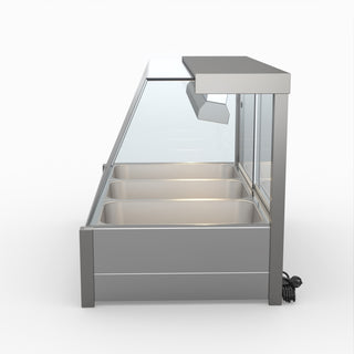 Angled Countertop Wet and Dry Bain Marie - Bonvue BM11TC