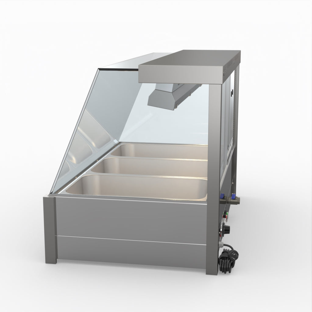 Bonvue Angled Countertop Wet And Dry Bain Marie BM11TC