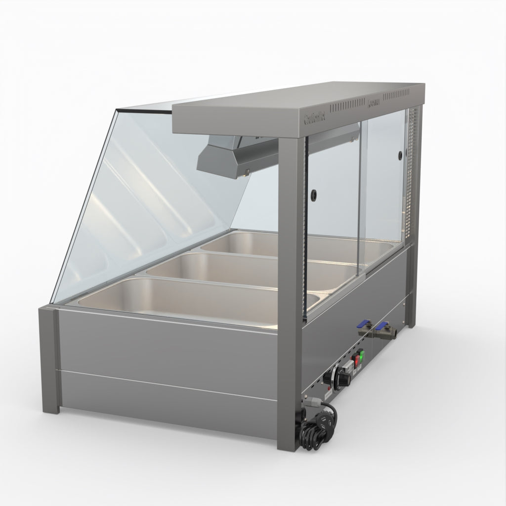 Bonvue Angled Countertop Wet And Dry Bain Marie BM11TC