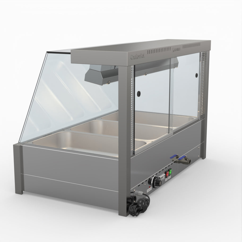Bonvue Angled Countertop Wet And Dry Bain Marie BM11TC