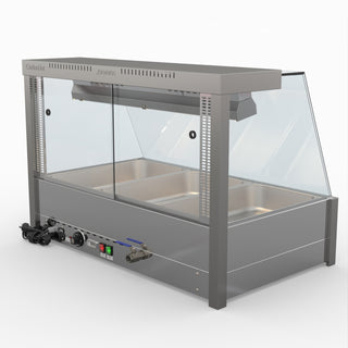 Angled Countertop Wet and Dry Bain Marie - Bonvue BM11TC