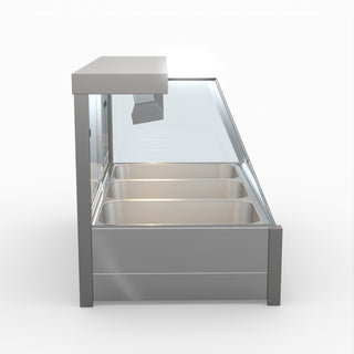 Angled Countertop Wet and Dry Bain Marie - Bonvue BM11TC