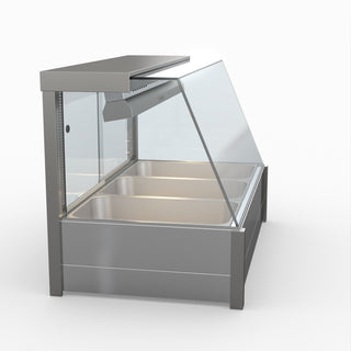 Angled Countertop Wet and Dry Bain Marie - Bonvue BM11TC