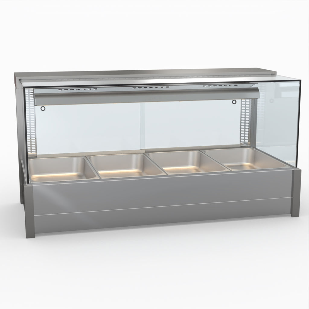 Bonvue Square Countertop Wet And Dry Bain Marie BM14SC
