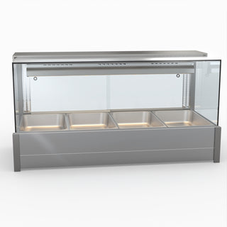 Square Countertop Wet and Dry Bain Marie - Bonvue BM14SC