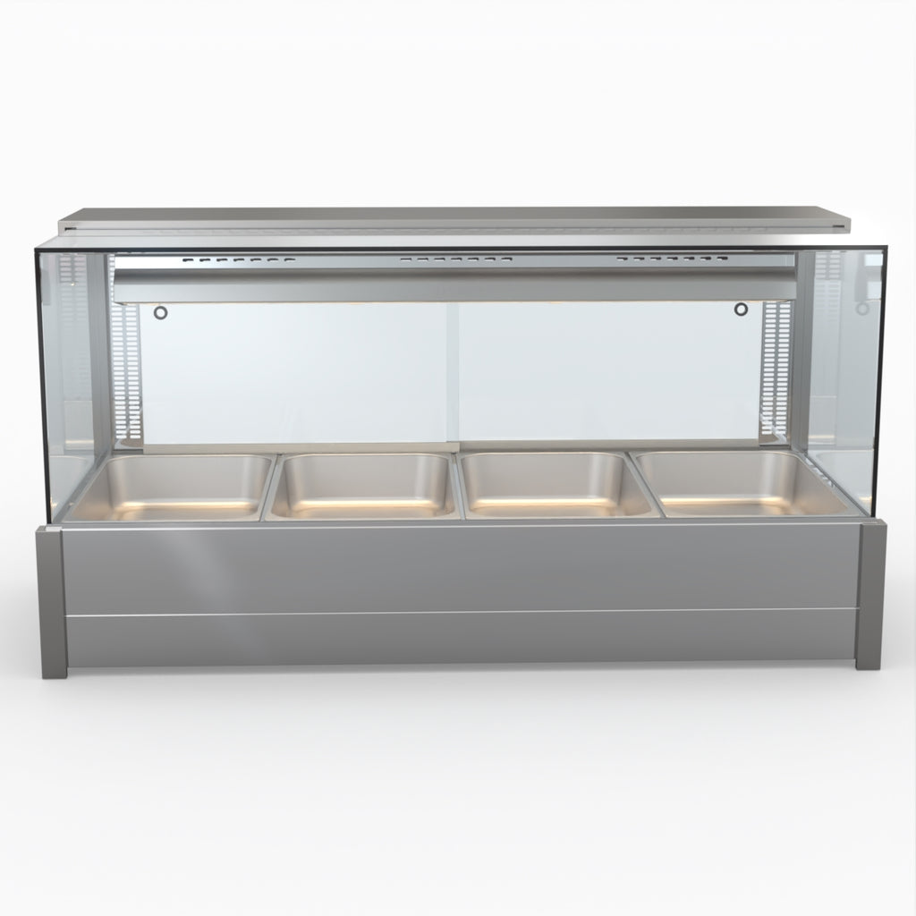 Bonvue Square Countertop Wet And Dry Bain Marie BM14SC
