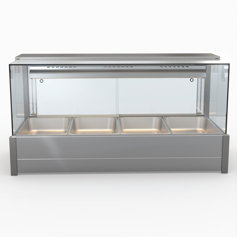 Square Countertop Wet and Dry Bain Marie - Bonvue BM14SC