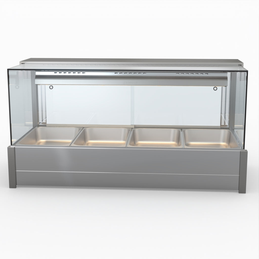 Bonvue Square Countertop Wet And Dry Bain Marie BM14SC