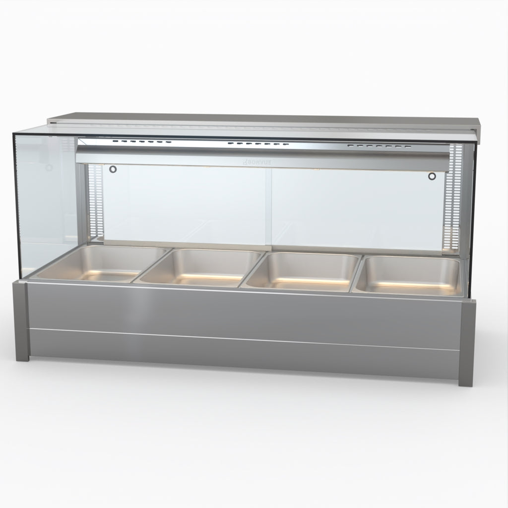 Bonvue Square Countertop Wet And Dry Bain Marie BM14SC