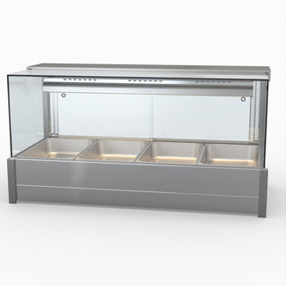 Square Countertop Wet and Dry Bain Marie - Bonvue BM14SC