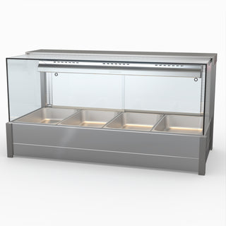 Square Countertop Wet and Dry Bain Marie - Bonvue BM14SC