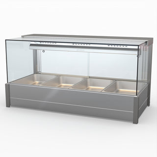 Square Countertop Wet and Dry Bain Marie - Bonvue BM14SC