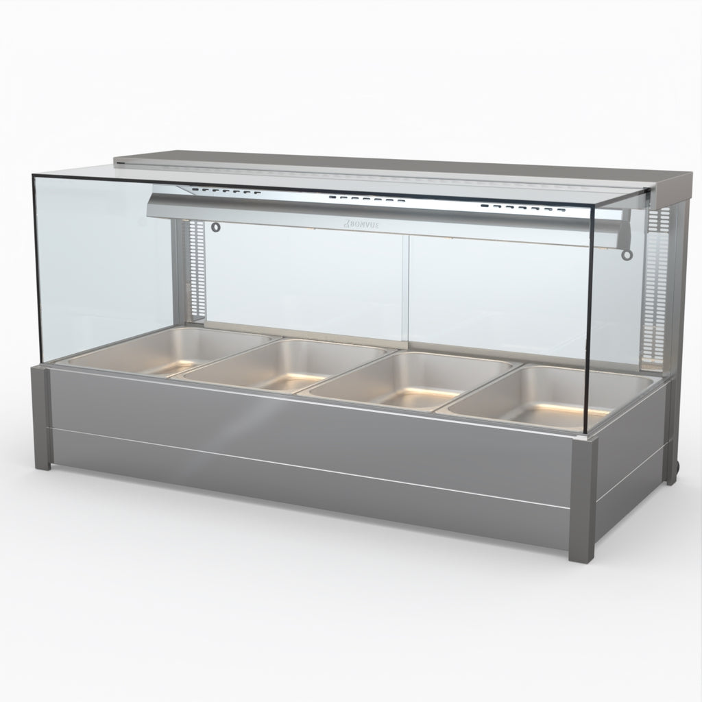 Bonvue Square Countertop Wet And Dry Bain Marie BM14SC