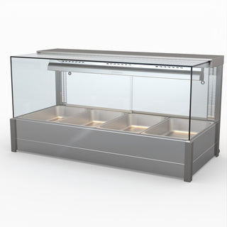 Square Countertop Wet and Dry Bain Marie - Bonvue BM14SC