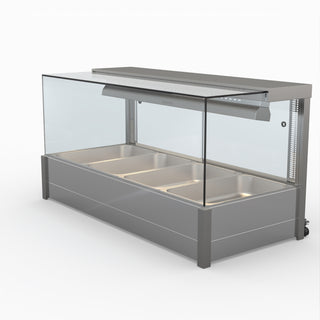 Square Countertop Wet and Dry Bain Marie - Bonvue BM14SC