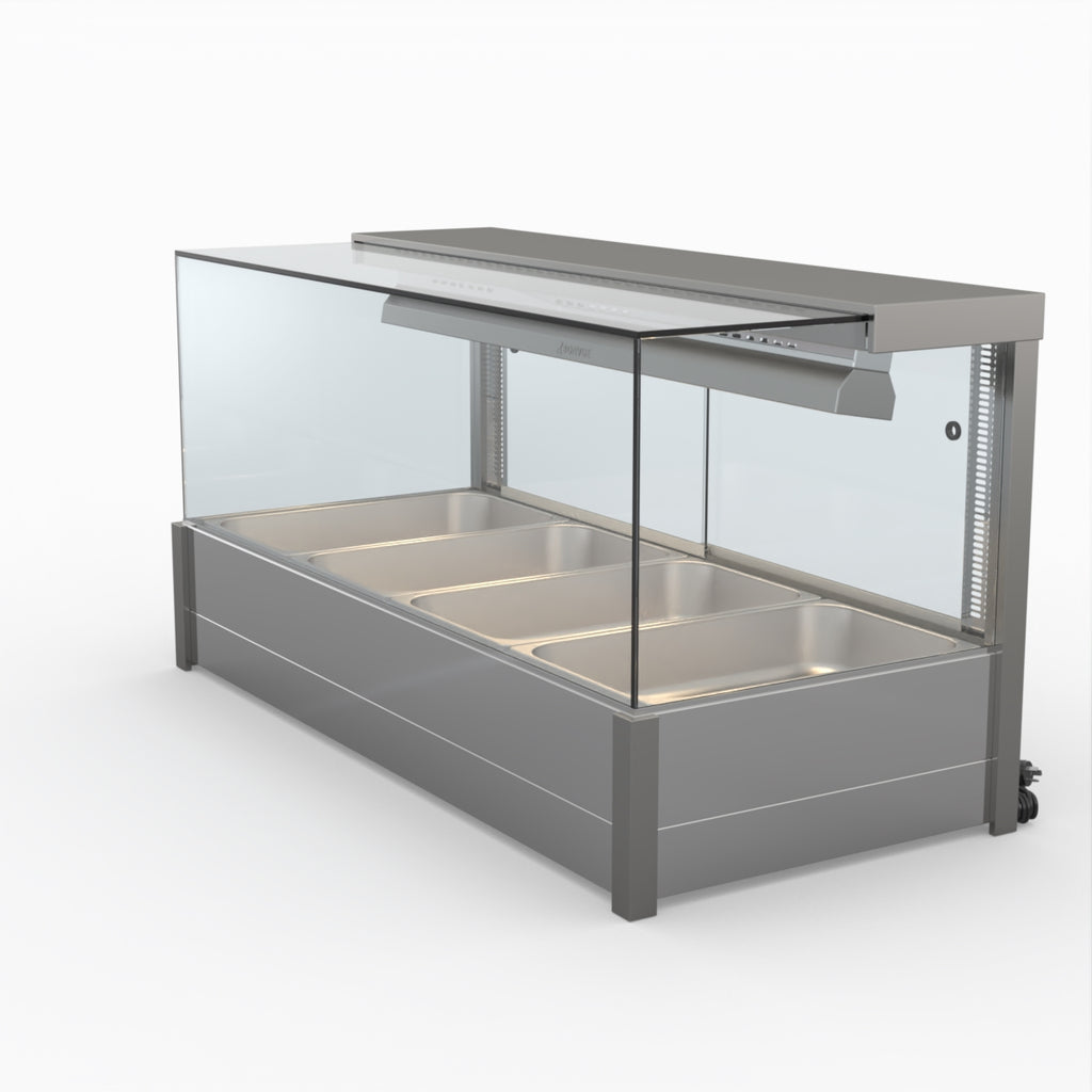 Bonvue Square Countertop Wet And Dry Bain Marie BM14SC