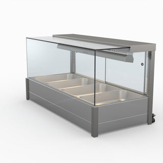 Square Countertop Wet and Dry Bain Marie - Bonvue BM14SC