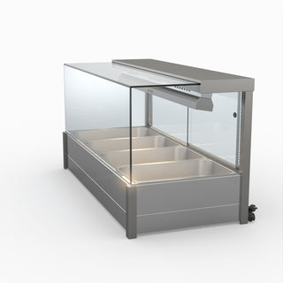 Square Countertop Wet and Dry Bain Marie - Bonvue BM14SC