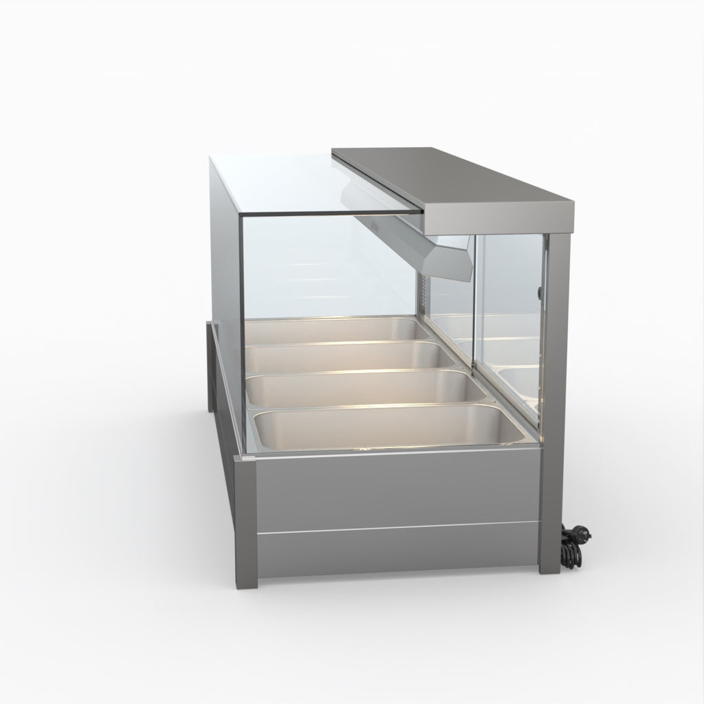 Bonvue Square Countertop Wet And Dry Bain Marie BM14SC