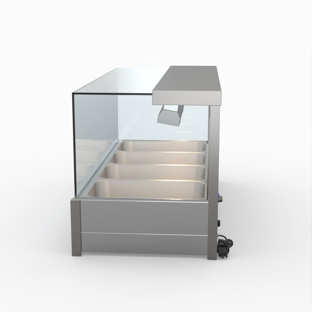 Bonvue Square Countertop Wet And Dry Bain Marie BM14SC