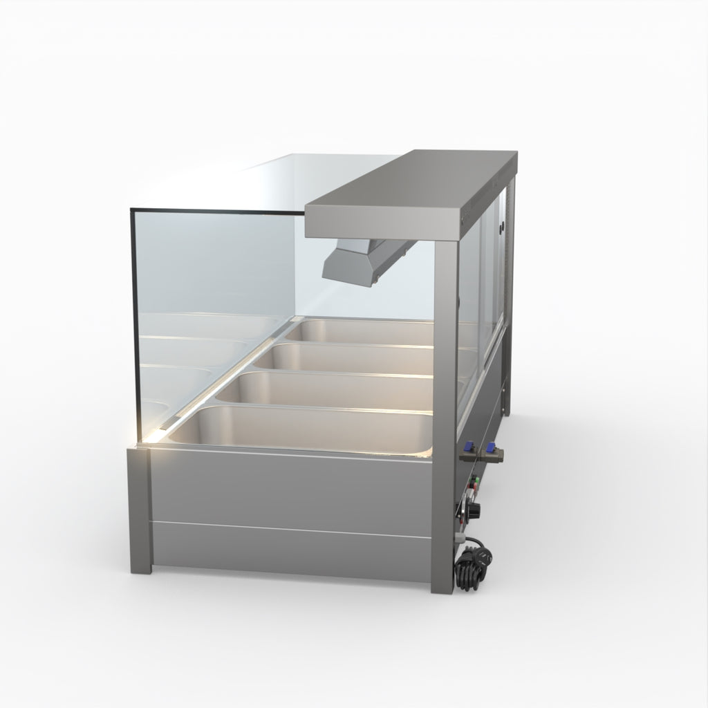 Bonvue Square Countertop Wet And Dry Bain Marie BM14SC