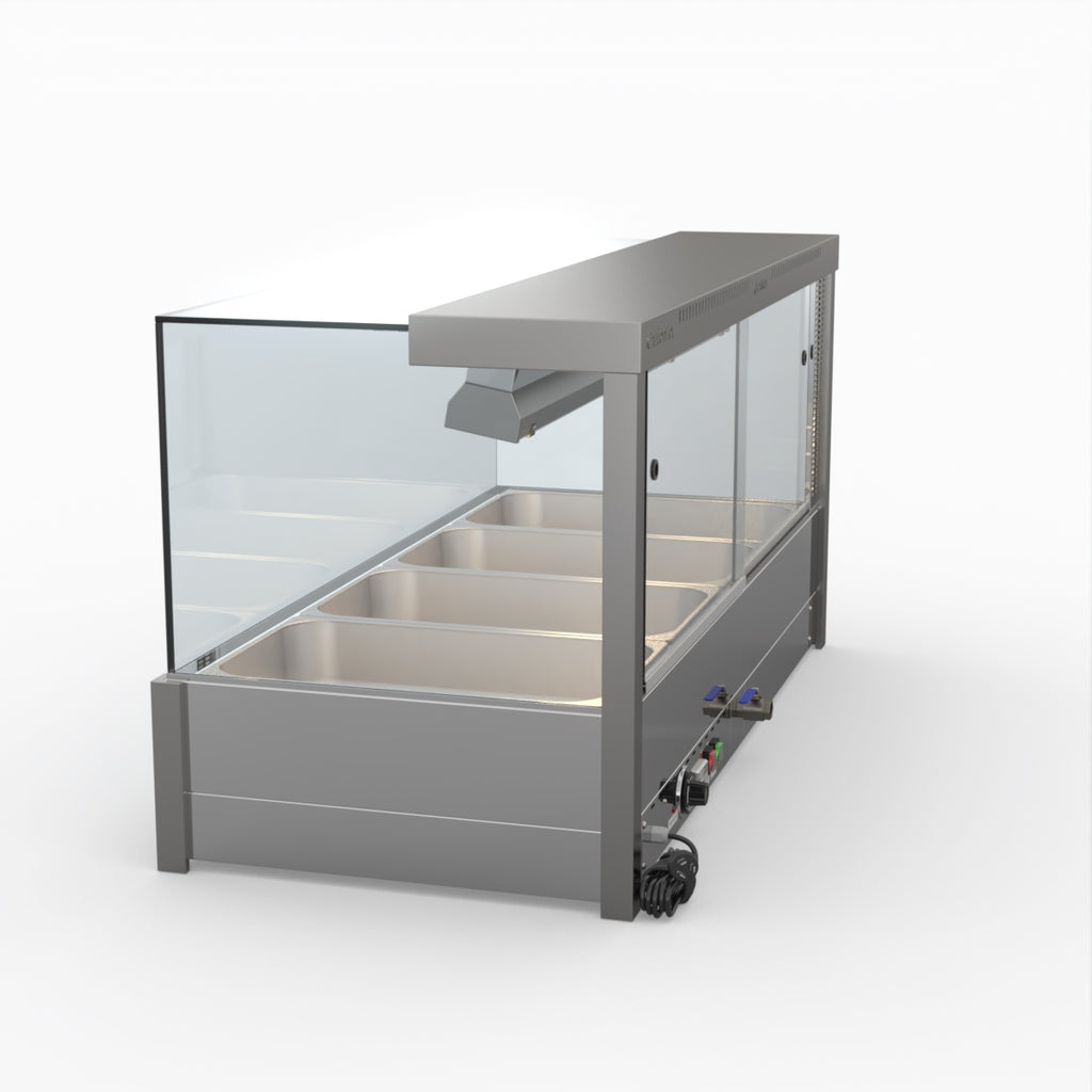 Bonvue Square Countertop Wet And Dry Bain Marie BM14SC