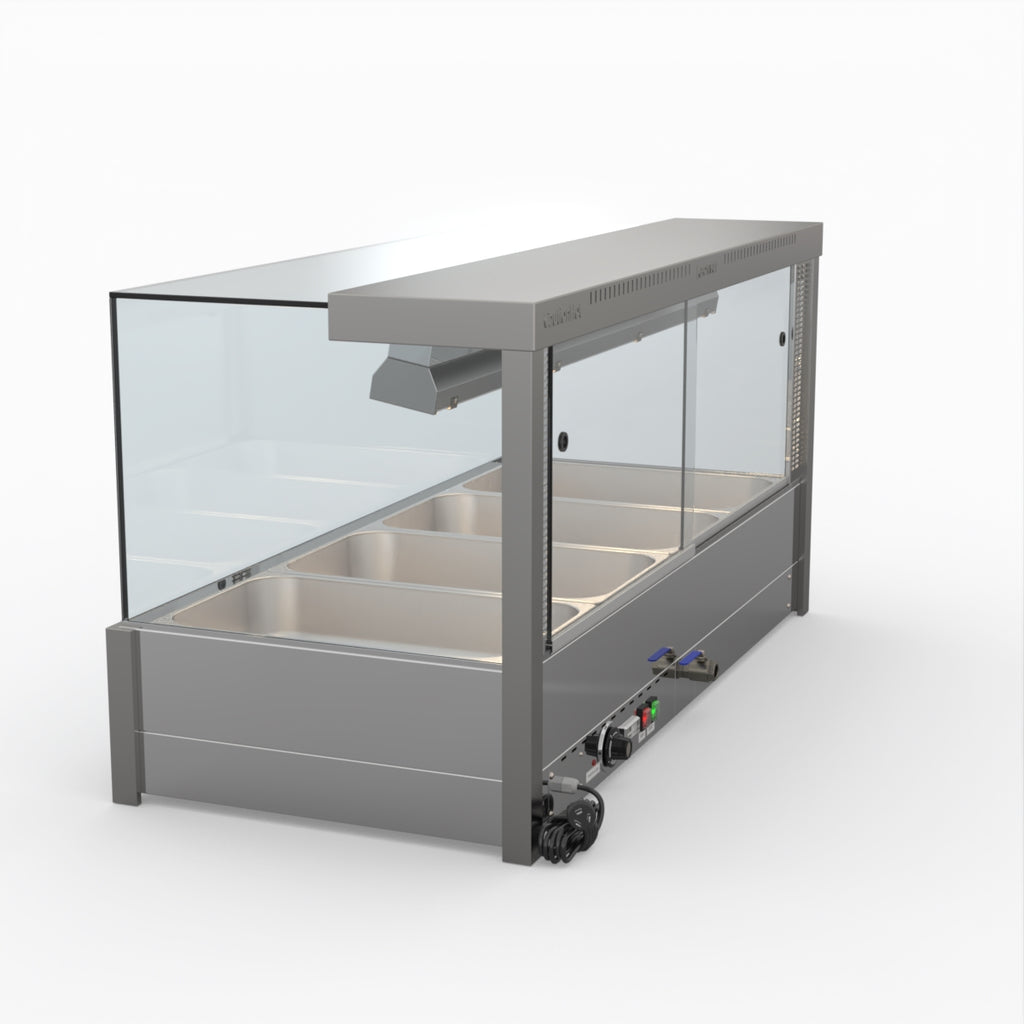 Bonvue Square Countertop Wet And Dry Bain Marie BM14SC