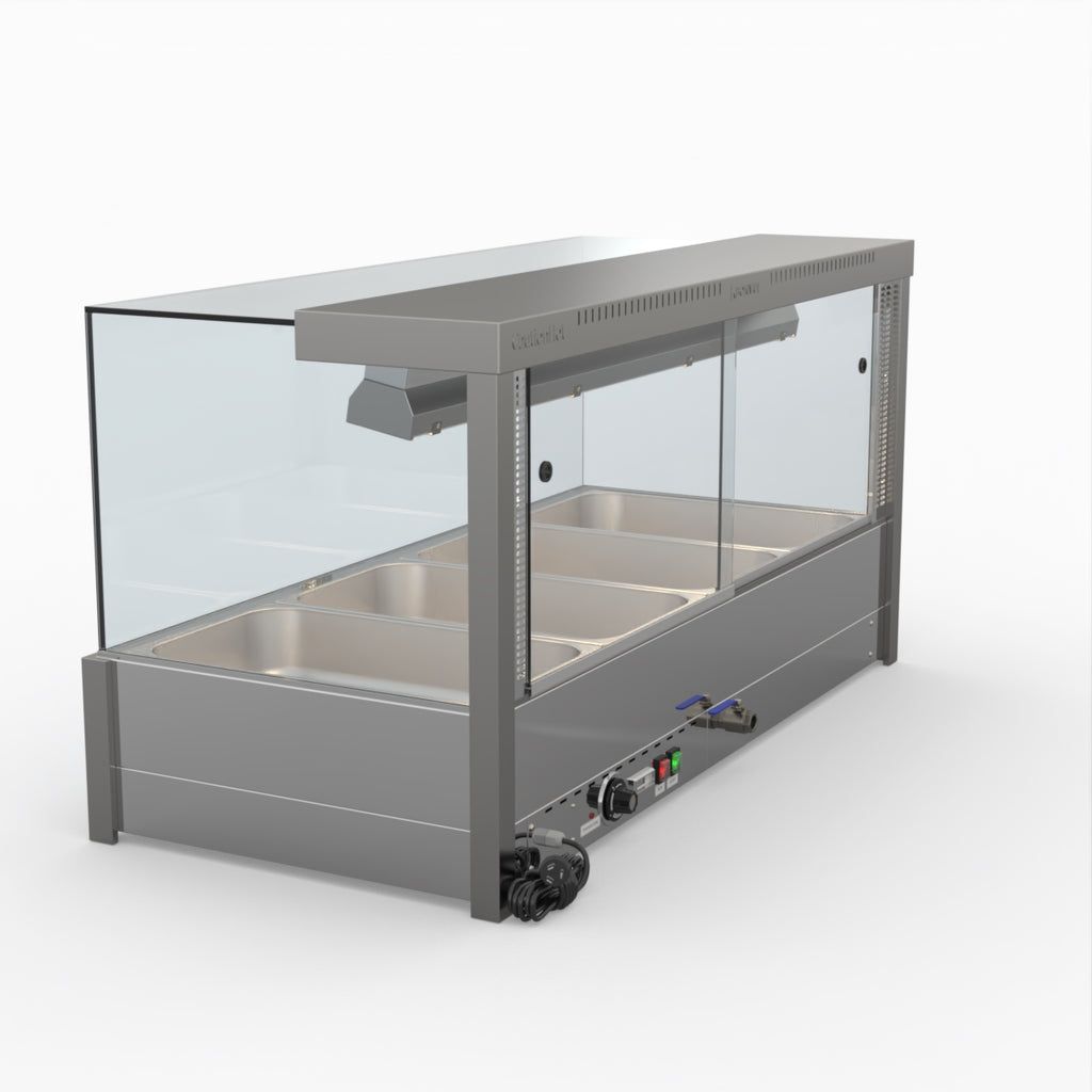 Bonvue Square Countertop Wet And Dry Bain Marie BM14SC