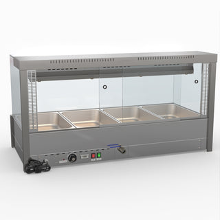 Square Countertop Wet and Dry Bain Marie - Bonvue BM14SC