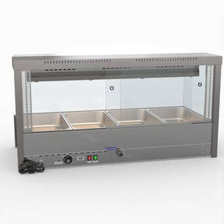 Square Countertop Wet and Dry Bain Marie - Bonvue BM14SC