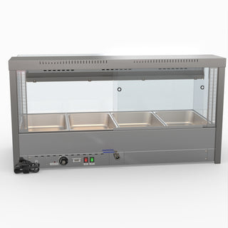 Square Countertop Wet and Dry Bain Marie - Bonvue BM14SC