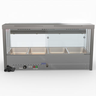 Square Countertop Wet and Dry Bain Marie - Bonvue BM14SC