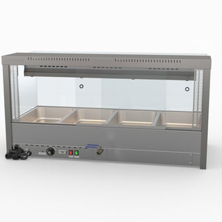 Square Countertop Wet and Dry Bain Marie - Bonvue BM14SC