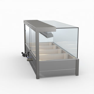 Square Countertop Wet and Dry Bain Marie - Bonvue BM14SC