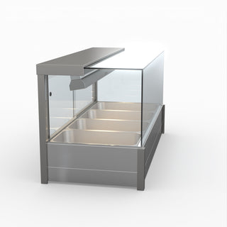 Square Countertop Wet and Dry Bain Marie - Bonvue BM14SC