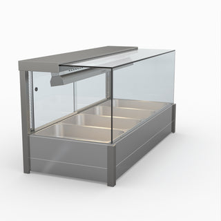 Square Countertop Wet and Dry Bain Marie - Bonvue BM14SC