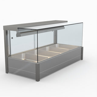 Square Countertop Wet and Dry Bain Marie - Bonvue BM14SC