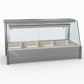 Angled Countertop Wet and Dry Bain Marie - Bonvue BM14TC