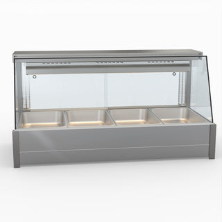 Angled Countertop Wet and Dry Bain Marie - Bonvue BM14TC