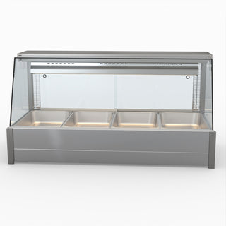 Angled Countertop Wet and Dry Bain Marie - Bonvue BM14TC