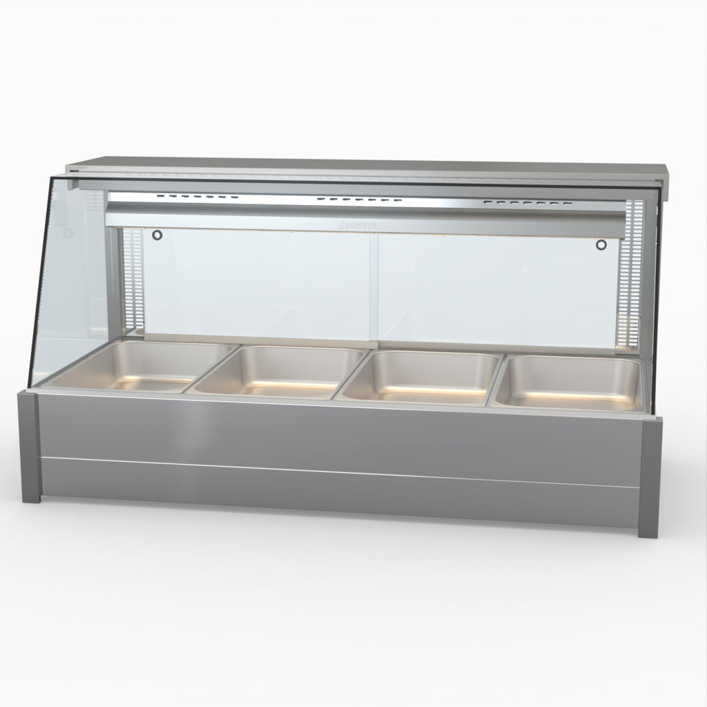 Bonvue Angled Countertop Wet And Dry Bain Marie BM14TC