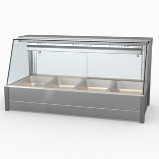 Angled Countertop Wet and Dry Bain Marie - Bonvue BM14TC