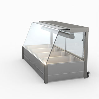 Angled Countertop Wet and Dry Bain Marie - Bonvue BM14TC