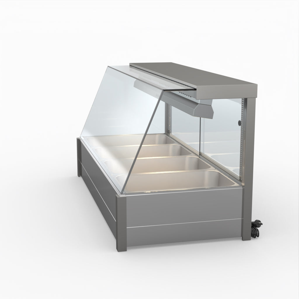 Bonvue Angled Countertop Wet And Dry Bain Marie BM14TC